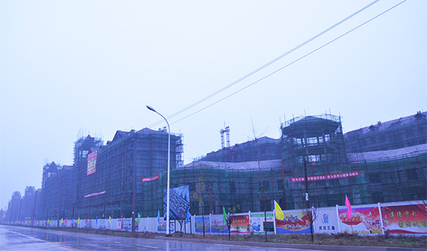 东荆街三眼桥社区一期举行封顶仪式(图5)