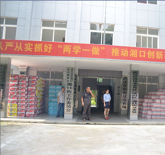 汇鑫集团为汉南区湘口街抗洪救灾捐赠物资(图4)