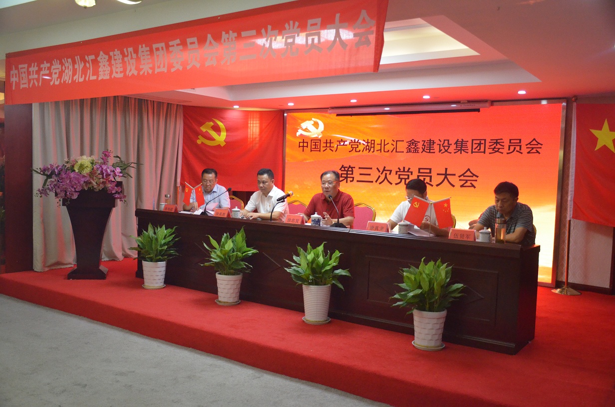 湖北汇鑫建设集团党委召开换届选举大会  实现新时期跨越发展(图7)