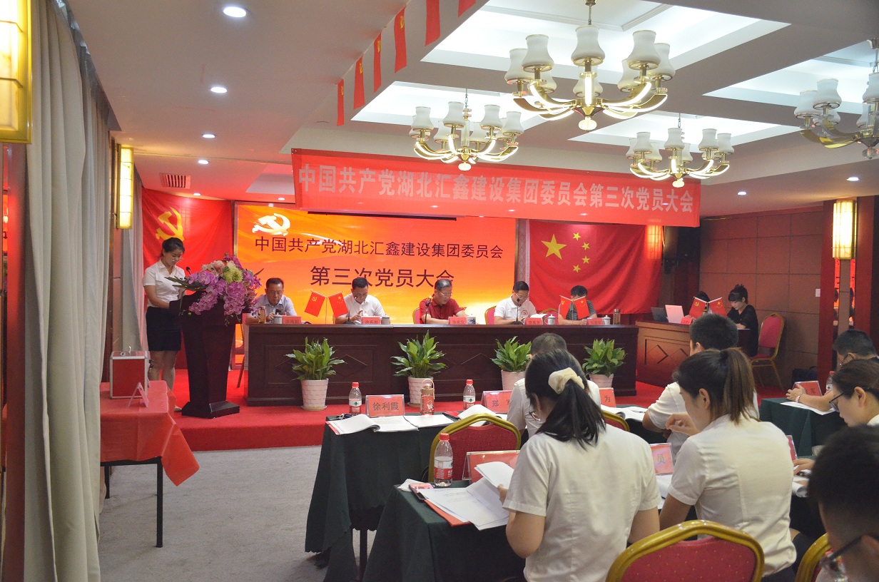 湖北汇鑫建设集团党委召开换届选举大会  实现新时期跨越发展(图5)