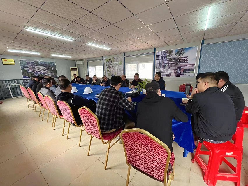 汇鑫集团高层领导巡检各项目部部署工作(图9)